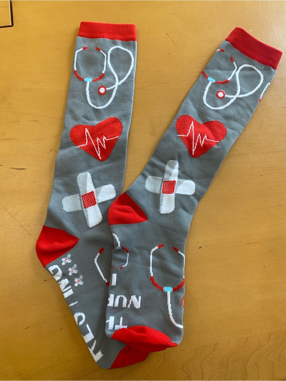 “The Nurse is Resting” brand new socks